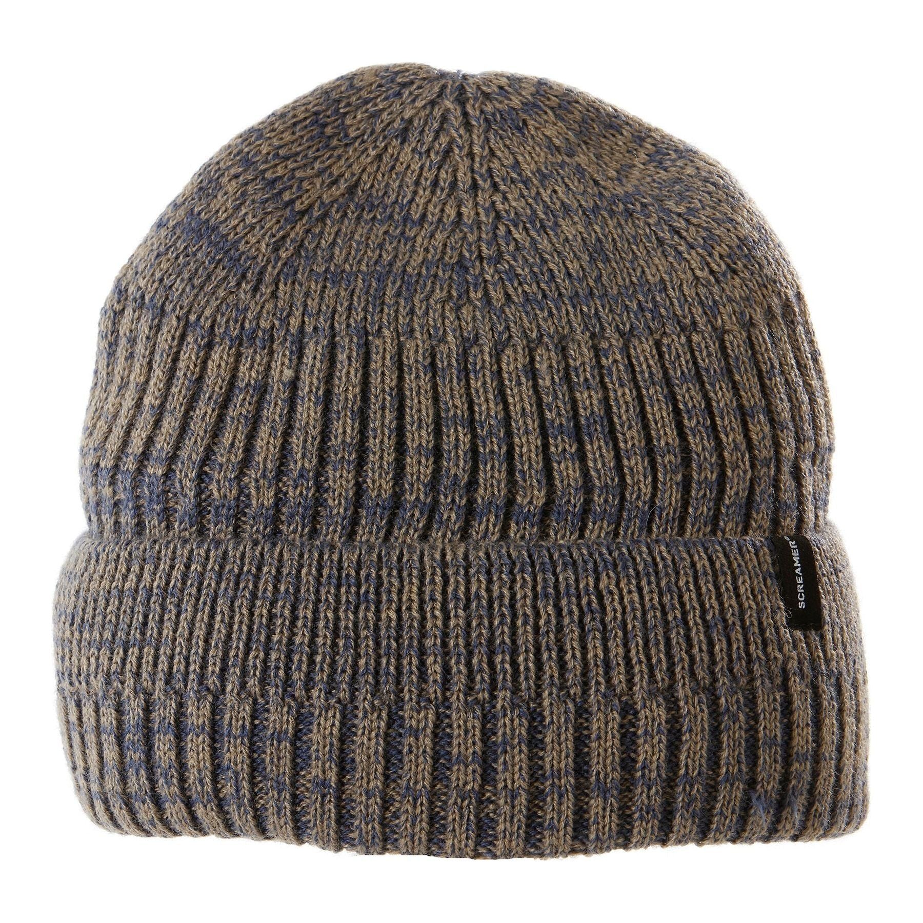 Screamer Milo Mens Blue Beanie