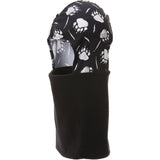 Screamer Kids Half And Half Facemask - Black/White Claw