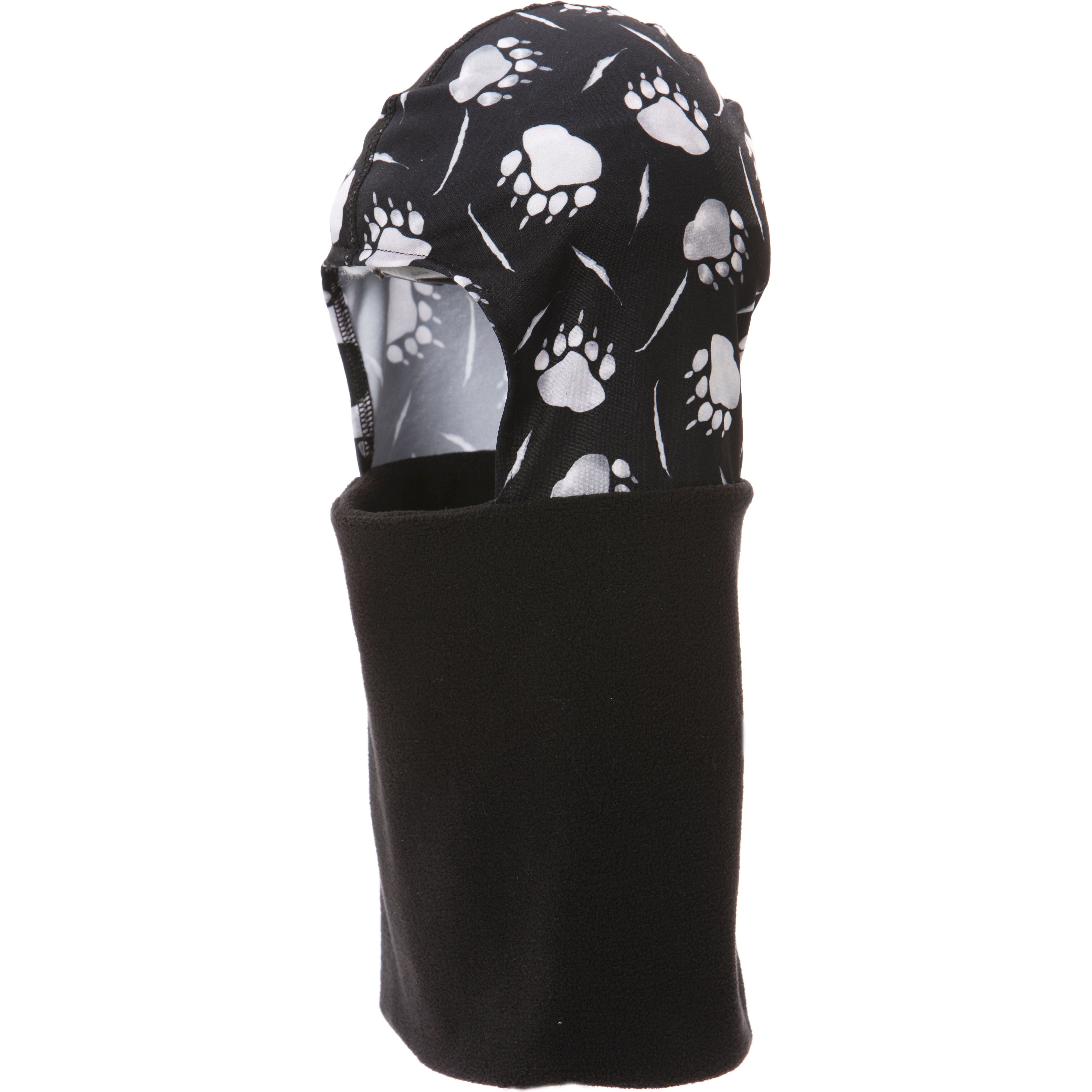 Screamer Kids Half And Half Facemask - Black/White Claw