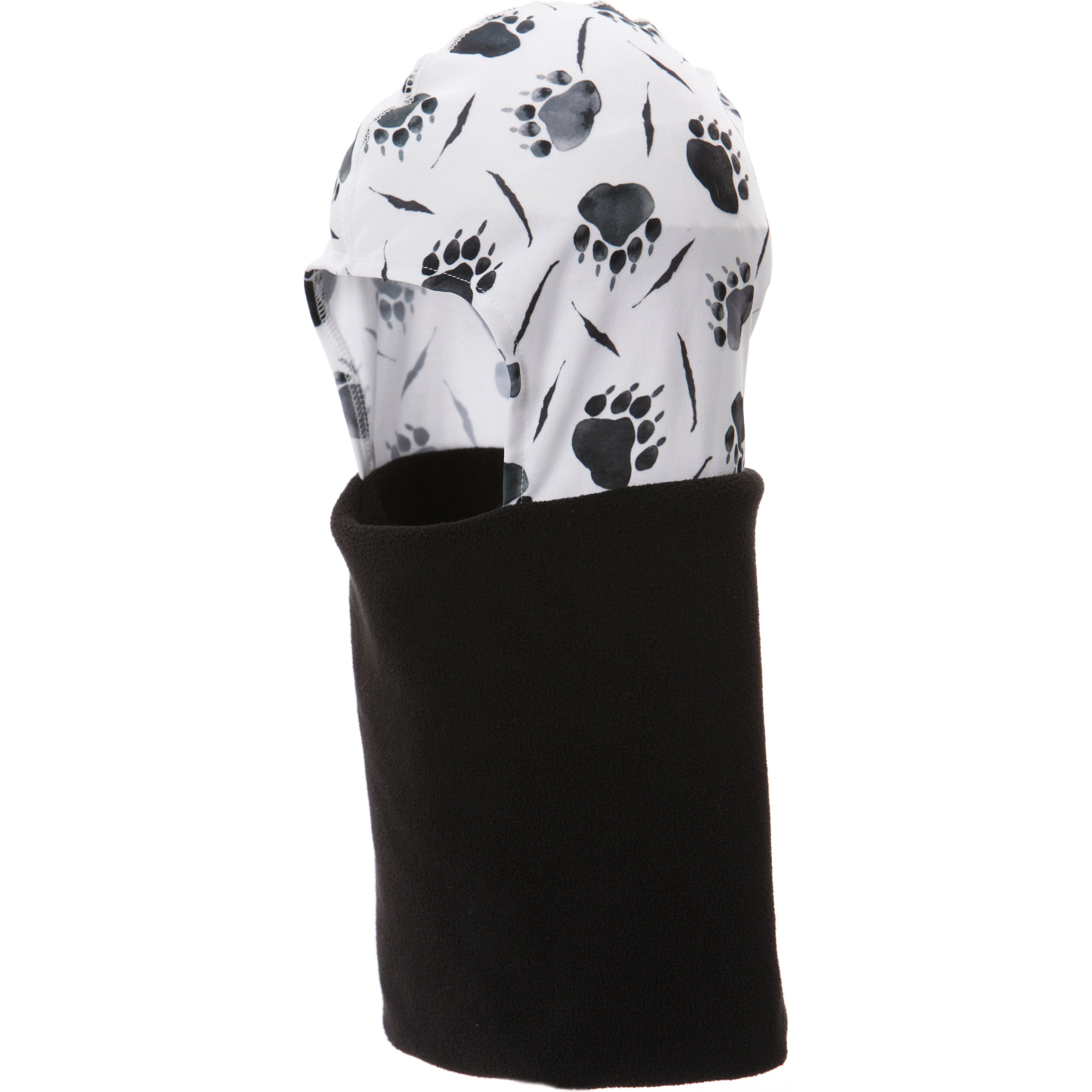 Screamer Kids Half And Half Facemask - White/Black Claw