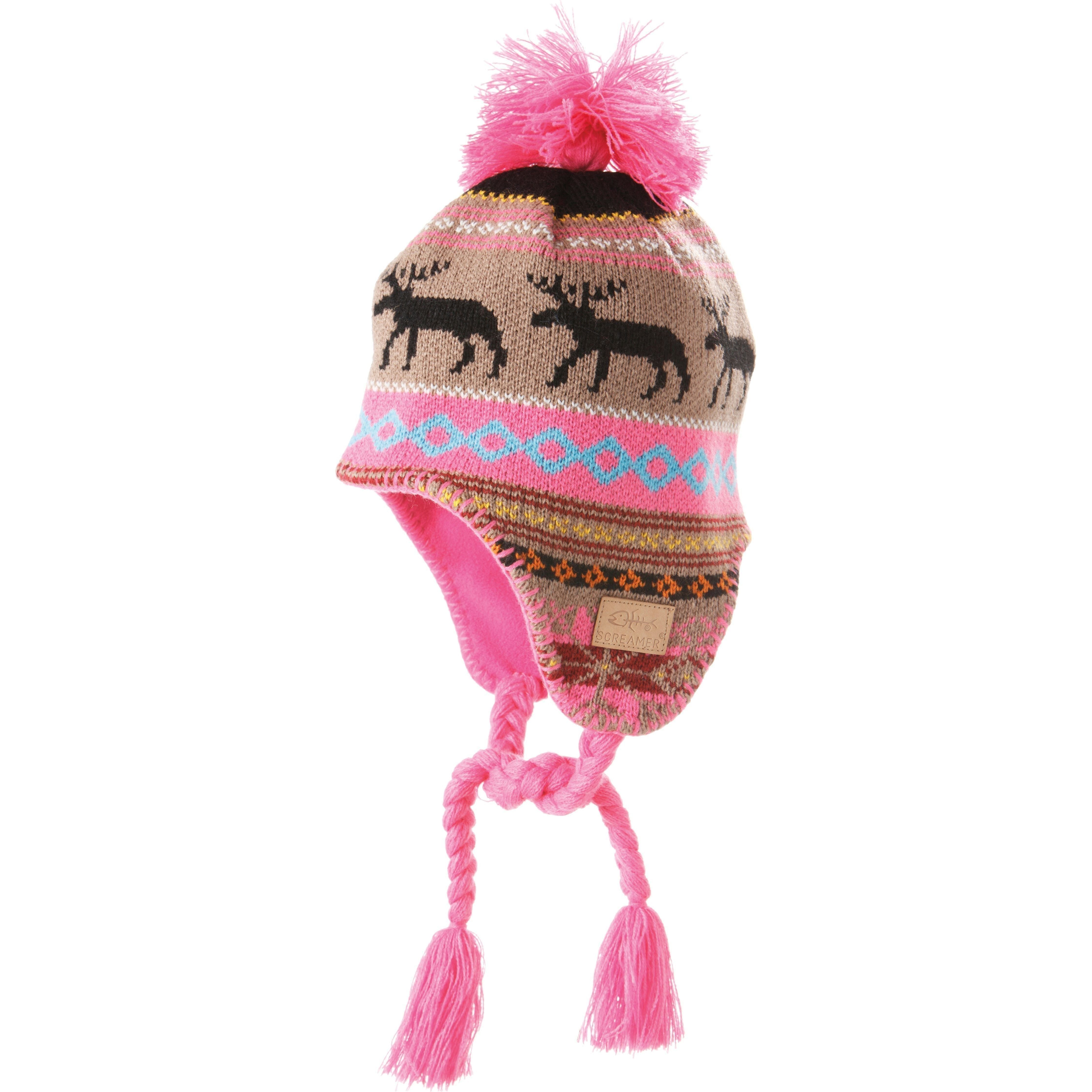 Screamer Kids Jingles Earflap - Pink