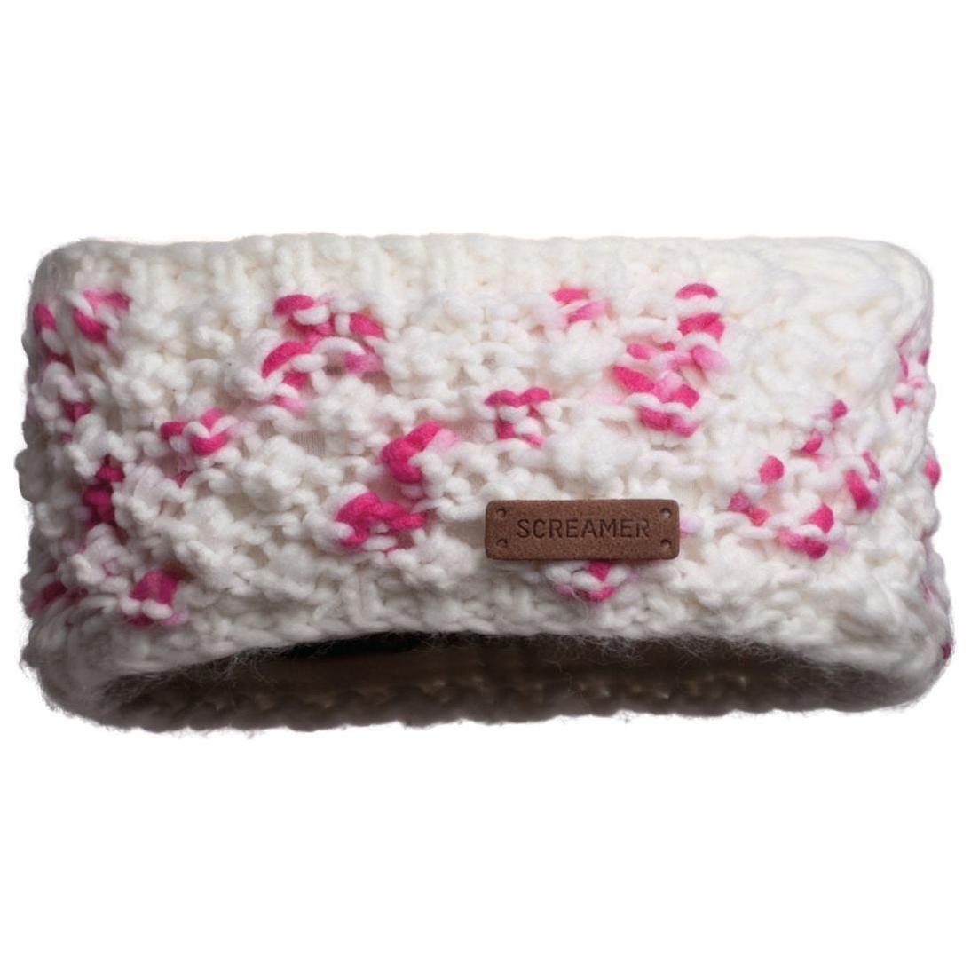 Screamer Sherelle Headband - White/Rose
