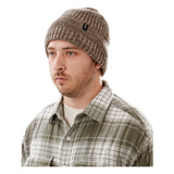 Screamer Milo Mens Brown Beanie On Model