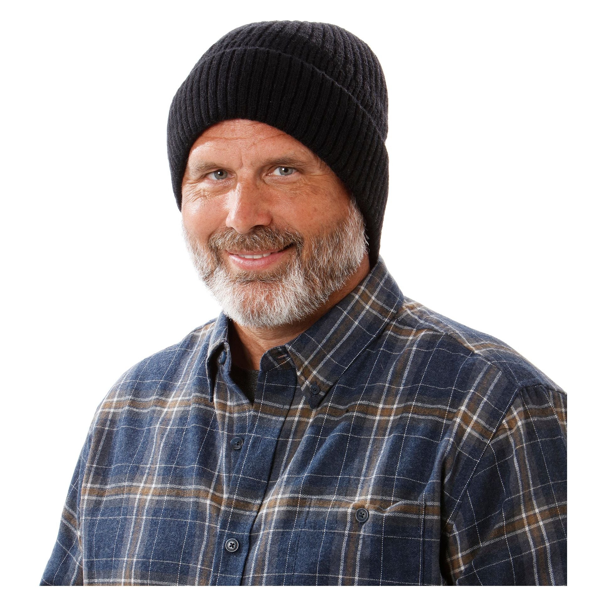 Screamer Geno Mens Beanie Black On Model