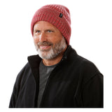 Screamer Milo Mens Red Beanie On Model