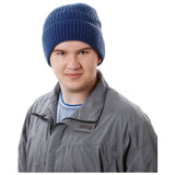 Screamer Geno Mens Beanie Navy On Model