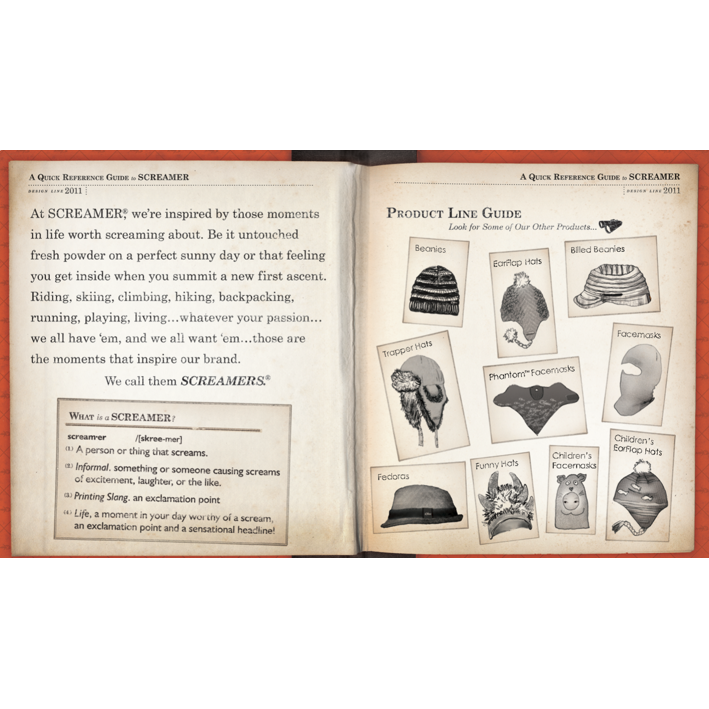 Screamer Hang Tag Booklet