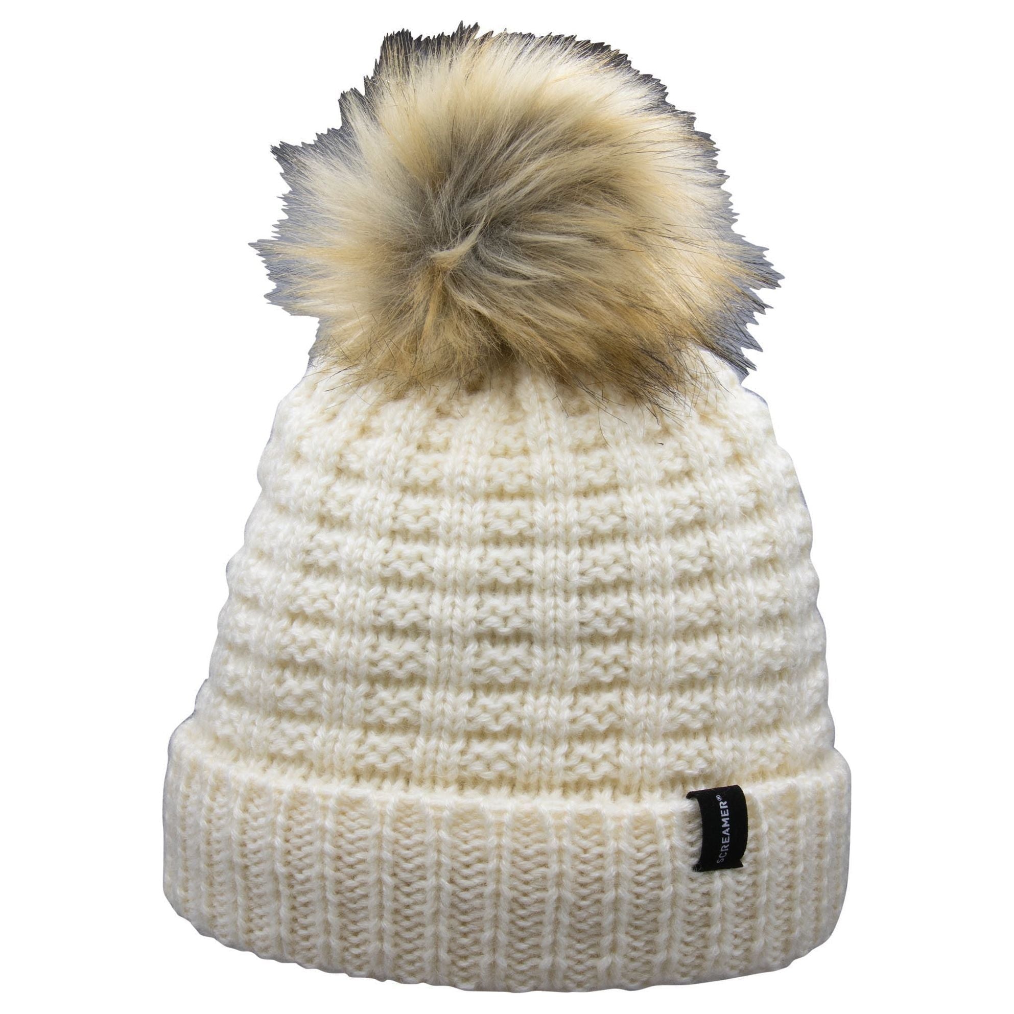 Screamer Patricia Beanie - White