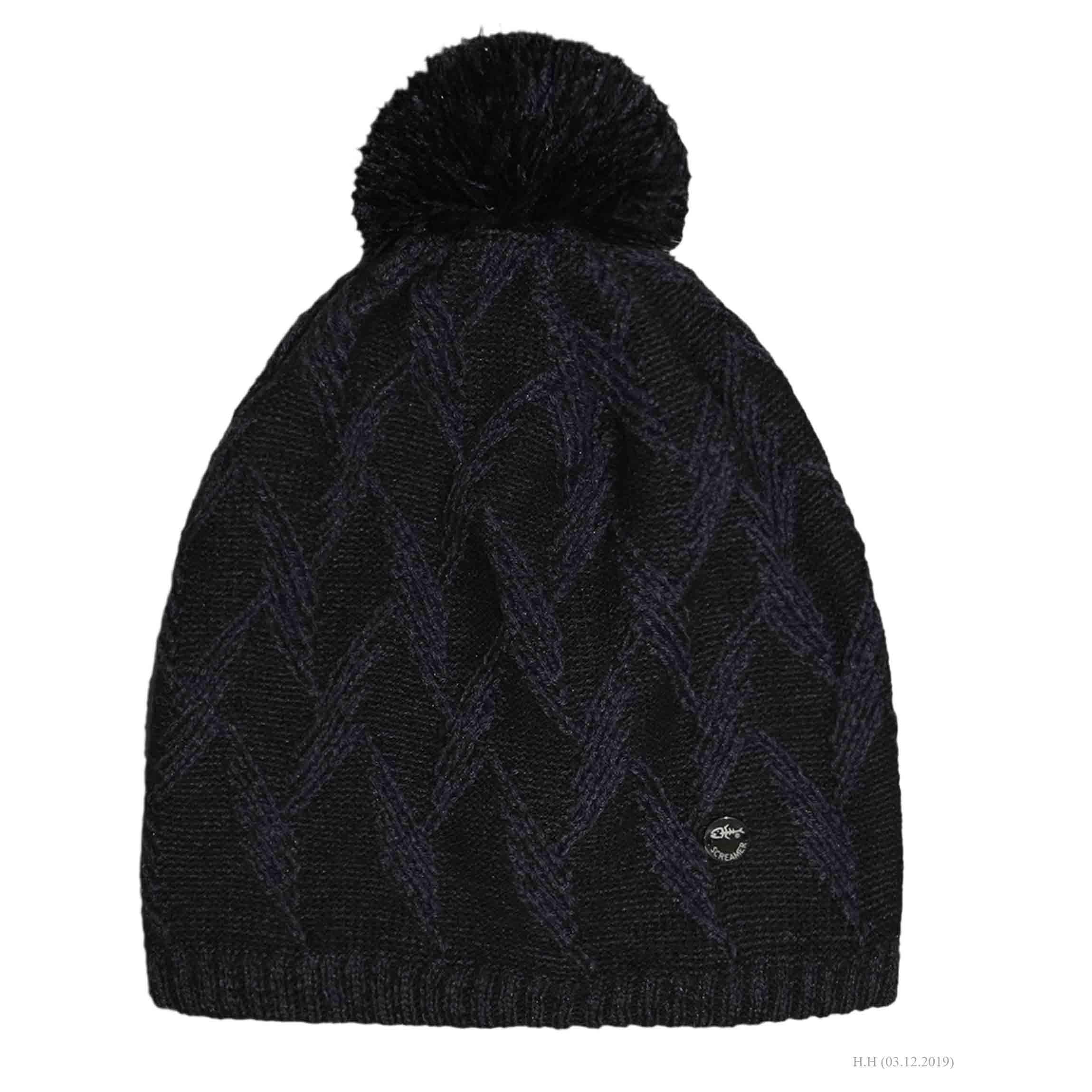 Screamer Star Beanie - Black