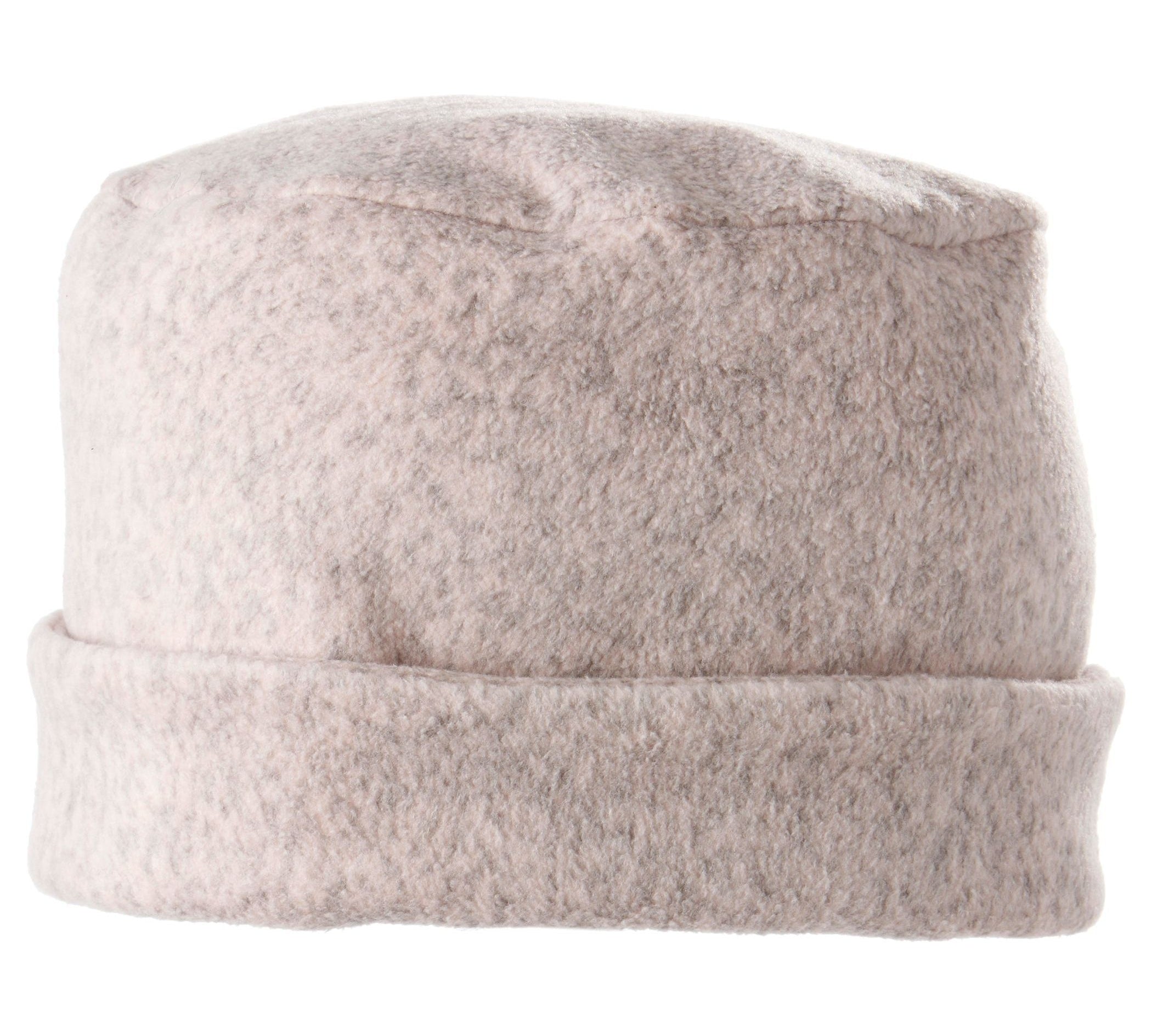 Heathered Fleece Rollup Hat