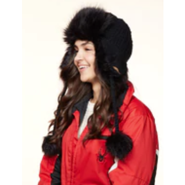 Magid Black Pom-Pom Snap-Buckle Trapper Hat, Best Price and Reviews